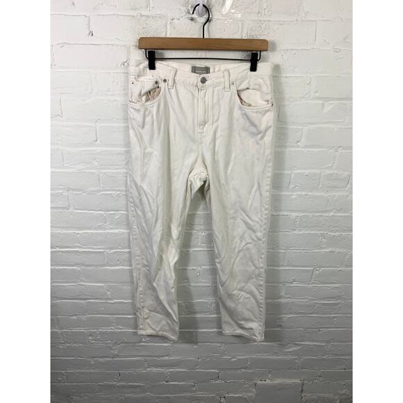Everlane Women's The Summer Jeans Straight Leg High Rise Denim White Size 31 - Picture 1 of 6